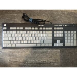 Vintage Compaq 5187-5023 PS/2 Multimedia Keyboard model 5187 Wired